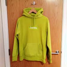 Mix & match this shirt with other items to create an some exclusive items or collaborations might cost more. Supreme Box Logo Acid Green Just Me And Supreme