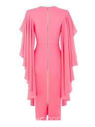 Ericdress Plus Size Watermelon Ruffles Zipper Sweet Bodycon Dress Bodycon Dress Sleeves Designs For Dresses Classy Dress Outfits