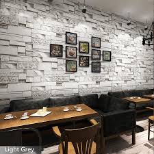 Please request sample for true colour match. Brick 3d Stone Wallpaper Roll Pvc Vinyl Wall Paper Grey Brick Wallpaper Wall Background For Living