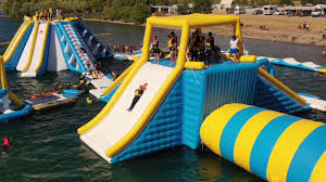 Both of children and adults will find there is a lot of fun when they playing inside it.we can. Massive Inflatable Water Park In New Zealand Kiwi Water Park Youtube