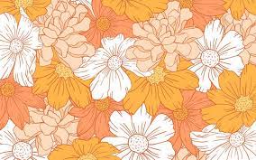 Flores De Color Naranja Fondo De Escritorio Cute Desktop Wallpaper Desktop Wallpaper Art Computer Wallpaper Desktop Wallpapers