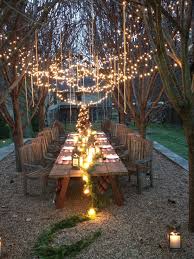 Run Light Strands Down Middle Of Table Outdoor Party Lighting Backyard Wedding Lighting Backyard Lighting