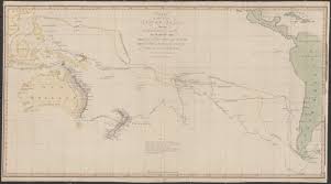 1770s Chart Of The South Pacific Ocean Believed By Many To