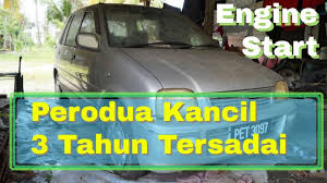 Ia adalah kerana starter kereta sudah rosak. Perodua Kancil 3 Tahun Tersadai 1st Start After 3 Years Perodua Nippa Youtube