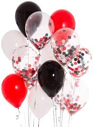 Birthday party, pirate themed baby shower ideas for boys via baby shower ideas and shops #babyshowerideas #nautical #navy. Black Red Pirate Mickey Minnie Confetti Party Balloons 12inch Lumberjack Baby Shower Retirement Wedding Bridal Shower Birthday Party Decorations Favors 40pcs Walmart Com Walmart Com