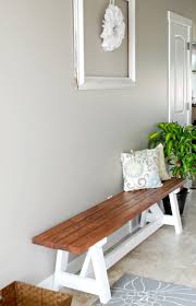 Diy Project Farmhouse Bench The Home Depot