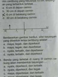Rumus cermin cembung, contoh soal dan jawabannya lengkap 👈. Berdasarkan Gambar Berikut Sifat Bayangan Yang Dibentuk Lensa Cembung Adalah Brainly Co Id