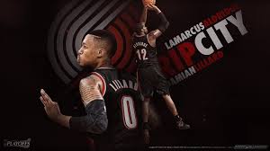 Damian lillard portland trailblazers pixel art art print by joe hamilton. 48 Damian Lillard Wallpapers On Wallpapersafari