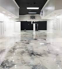 Hektar dark grey, floor lamp. Metallic Epoxy Flooring In Atlanta Grindkings Flooring