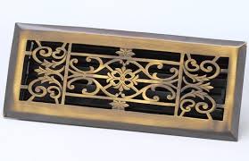 Decorative Floor Register Antique Brass Architecturals Net Floor Registers Floor Decor Decorative Vent Cover