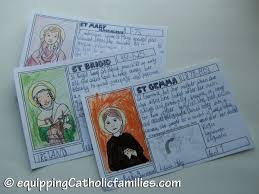 Whether you have a science buff or a harry potter fa. All Saints Day Activities With Saints Craft Kits And Super Saints Cards Equipping Catholic Families