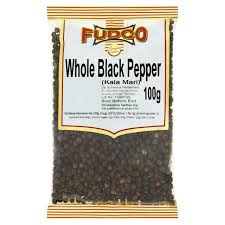 Black pepper, which comes from the sanskrit word pippali, was once known as black gold. Fudco Whole Black Pepper 100g Sainsbury S