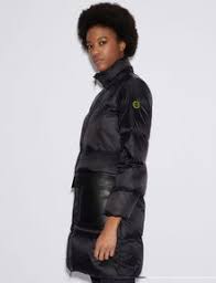 Calvin klein men's lightweight packable down jacket fleece bib removable hood coat. Armani Exchange Long Down Jacket With Applied Pockets Puffer Jacket For Women A X Online Store