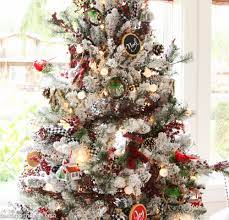 Antique or vintage christmas ornaments are popular holiday decorations even today. Cabin Chic Winter Woodland Christmas Tree Style The Happy Housie