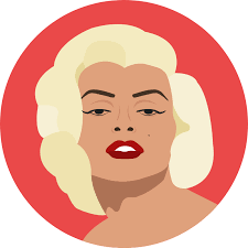 This is for a digital download. Marilyn Monroe Vector Svg Icon Svg Repo