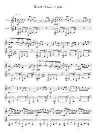 River flows in you gibt es auch noch in einem sammelband mit weiteren beliebten klavierstücken. Free Sheet Music River Flows In You By Yiruma Play And Download Any Time