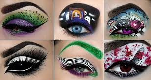 10 creepy eye makeup designs are
