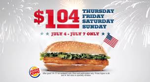 Bk Original Chicken Sandwich Price News Burger King 1 04 Original Chicken Sandwich On July 4 To 7 Brand Eating