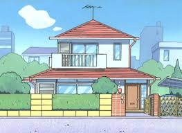 Shin Chan S Home Cartoon House Crayon Shin Chan Anime Backgrounds Wallpapers