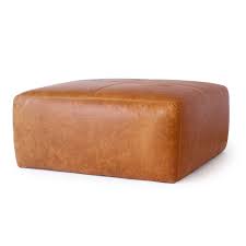 Sequoia Ottoman In 2020 Leather Ottoman Coffee Table Leather Ottoman Leather Storage Bench