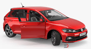 Volkswagen Polo 2018 Rigged 3d Model Volkswagen Polo Volkswagen 3d Model
