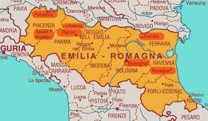 Destinazioni più cercate nel salento. Emilia Romagna Cartina