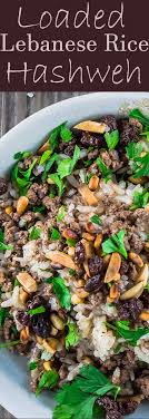 Middle eastern lamb pies, middle eastern lamb with loaded baba ghanoush recipe, middle eastern lamb meatballs recipe. Hashweh Lebanese Rice Video The Mediterranean Dish