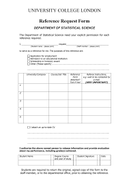 Reference Request Form Word