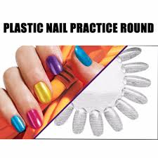 Us 2 57 8 Off 10 Wheels Set Round Acrylic Plastic Nail Art Tips Palette Practice Polish Displaying Wheels Practice Chart False Nail Design In False