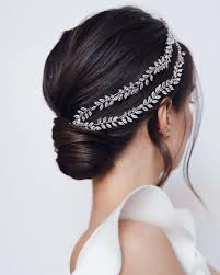 Bridal hair accessories, wedding hair accessory, delicate hair vine, hair accessory in silver, gold, rose gold daisychainsuk. 39 Ways To Wear Wedding Flower Crowns Hair Accessories