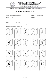 Check spelling or type a new query. Hasil Gambar Untuk Contoh Contoh Soal Ulangan Semester 1 Untuk Anak Tk Matematika Matematika Dasar Ilmu Sosial