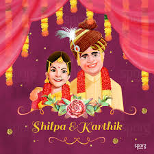 It is obvious to go for exotic designer wedding invitation cards rich in color and unique design not just. Caricature Illustrated Wedding Invitation Design On Behance