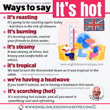 As the saying goes, you can lead a horse to. 12 Other Ways To Say It S Hot In English Learn English With Harry
