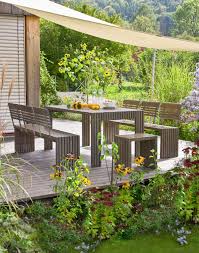 Eine edle gartenbank oder sitzbank aus edelstahl wetterfest für garten, terrasse und balkon. Moderne Sitzgruppe Tavola In Holz Robinie Walli Gartenmobel
