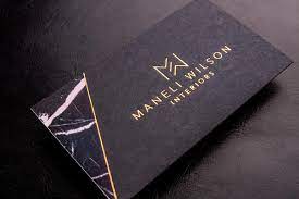 Can i add foil accents or embossed gloss to matte. Black Business Cards Luxury Printing