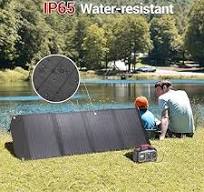 HQST 100W Portable Solar Panel For Power Station And USB Devices, Foldable  Solar Panel Charger Waterproof IP65 Outdoor Camping RV Travel,Compatible ...