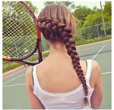 What are the perfect hairstyles&haircuts for long hair ladies?take a good look at these 90 dazzling long hairstyles for women. Braided Sport Hair Sporty Hairstyles Sports Hairstyles Volleyball Hairstyles
