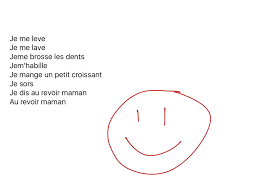 Je me lève, je fais de la gymnastique et je vais dans la salle de bain où je me lave à l'eau froide. Je Me Leve French Song For Learning English French Language Showme