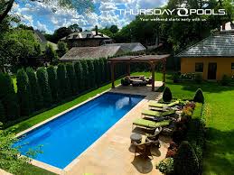 Goliath Fiberglass Pool By Thursday Pools Lap Of Luxury Fiberglass Pools Cool Pools Pool