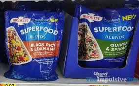 Birds Eye Frozen Squash Discontinued Birds Eye Steamfresh Superfood Blends Black Rice Edamame And Quinoa Spinach Food Fast Food Reviews Food Reviews