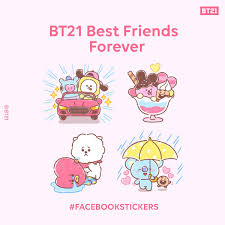 How do you express friendship in words? Messenger On Twitter The Bt21 Best Friends Forever Sticker Pack Is Here With Nationalbestfriendday Coming Up Send Your Bff Some Show Us How You Re Using Your Fav Bt21 Stickers