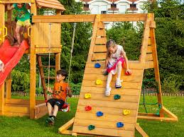 Das klettergerüst sollte nicht nur für den garten beschränkt sein. Spielturm Anbau Fur Kinder Klettergerust Holz Kletterwand Schaukel Mit Sitz Ebay