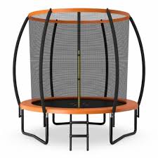 Aotob 8Ft Recreational Round Trampoline With Net