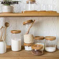 If you're looking for kitchen canisters & jars for sale online, wayfair has several options sure to satisfy the pickiest shopper. Glass Storage Jars Kitchen Jars Storage Glass Food Storage Kitchen Jars