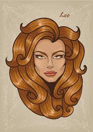 Leo Zodiac Coloring Page Stock Illustrations