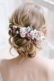It can be challenging to feel if you're placing flowers in your hair for a wedding, baby's breath is a great flower to use, because you can't secure it, because it's too small, but if it falls out, all you have to do is take a little piece from. Flower Hair Comb Dusty Rose Hair Comb Wedding Flower Hair Comb Flower Hair Clip Wedding Hair Piece Dusty Rose Hair Bridal Hair Clip Flower Hair Pieces