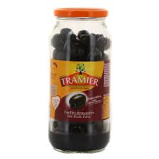 Tramier Olives Noires Confites Denoyautees Et Un Filet D Huile D Olive