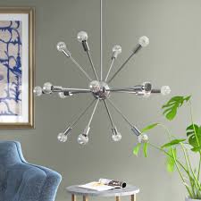 Made of wood and mercerized cotton yarn. Coloma 16 Light Sputnik Chandelier Reviews Joss Main