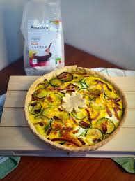 Ho deciso che era il momento di ricominciare con le torte salate. Torta Salata Speck E Zucchine Pasticcifatati Ricette Salate