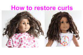 How To Restore Curls For American Girl Doll Like 26 44 46 Or Cecile American Girl Doll Hairstyles Diy Wig American Girl Diy